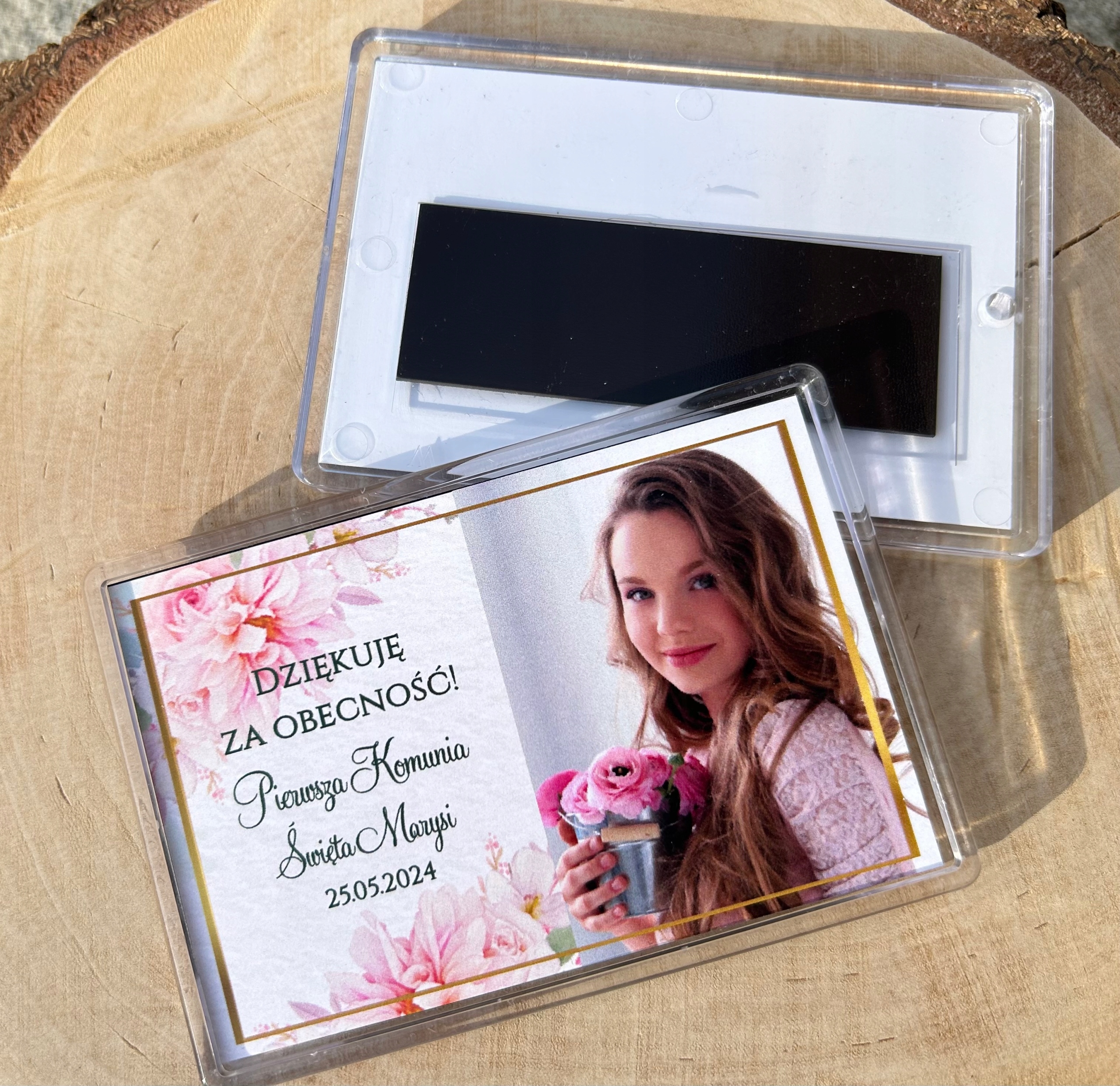 Podziękowania dla gości MAGNES FOTO dla gości Komunia Święta prezent EAN (GTIN) 6096224851836