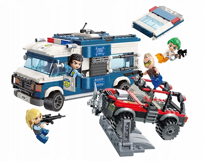 

Napad na Konwój Więzienny 608el zgodne Lego