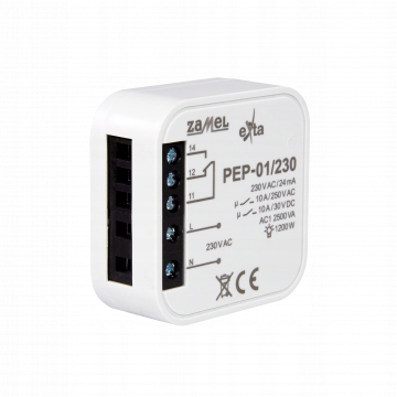 

Przekaźnik elektromag dopuszkowy Zamel PEP-01/230
