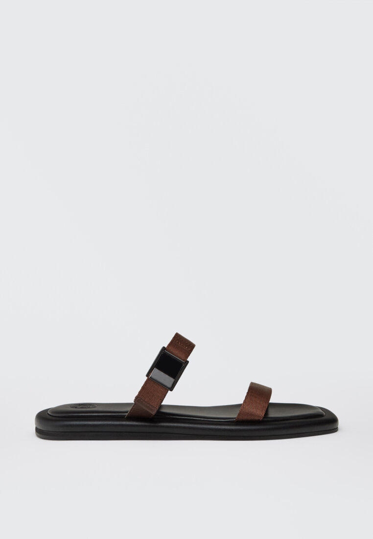 Massimo Dutti Hnědé Nazouváky Na Léto 37 6DA