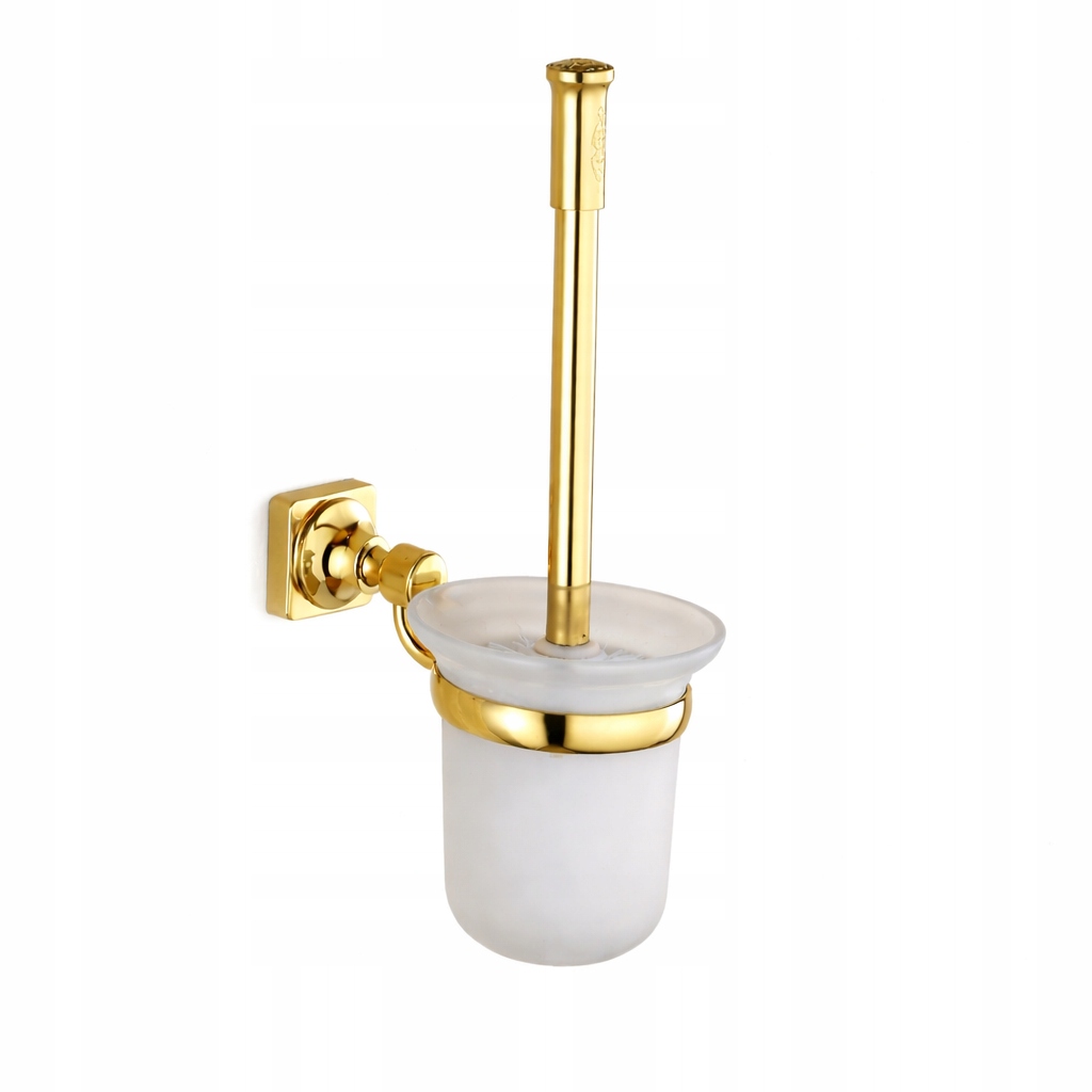 Wc kartáč zlatý nástěnný Blink elegantní toaletní držák glamour