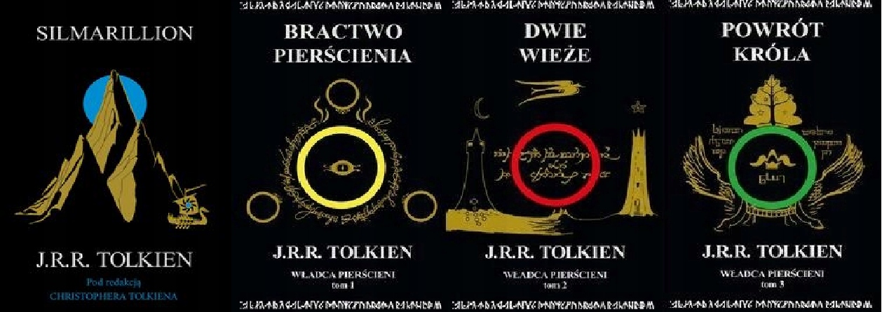 Silmarillion Władca Pierścieni 1+2+3 Tolkien
