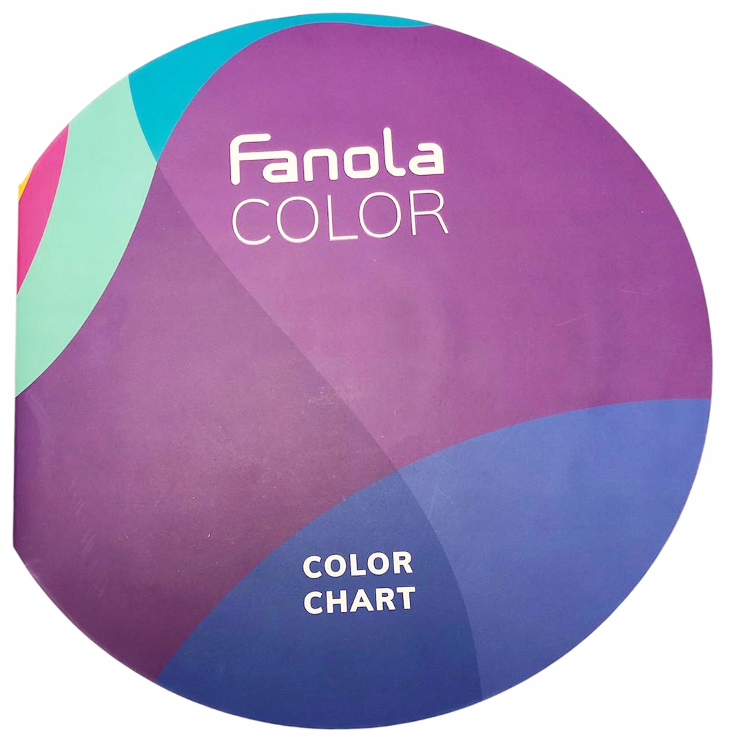 Fanola Profesjonalna Paleta Kolorów Farb Wzornik