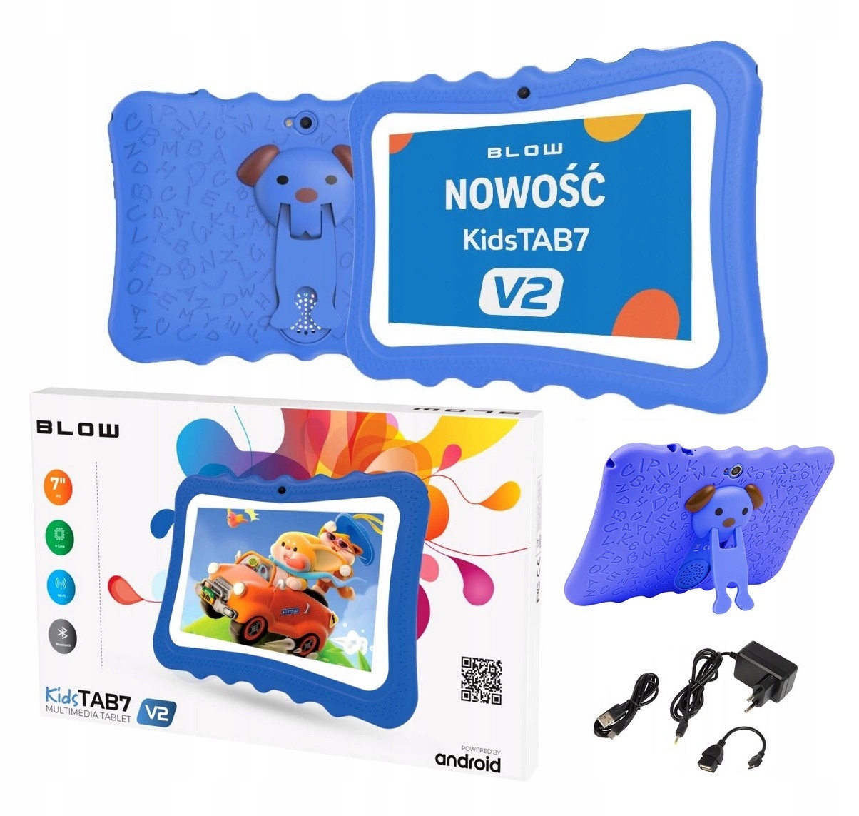 Tablet Pro Děti Kidstab 7 4G 32GB Hra Konzola Pouzdro Dárek Vánoce