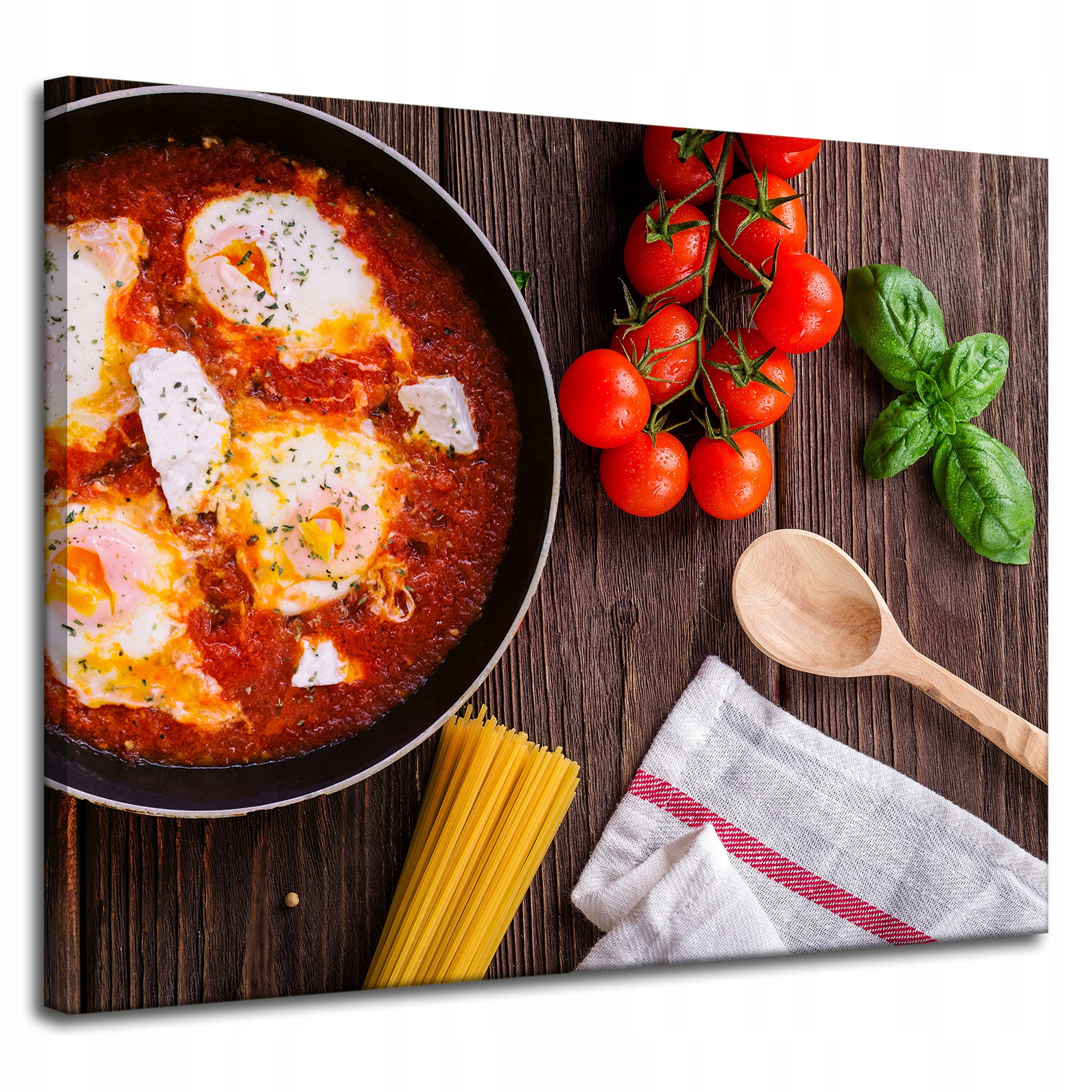 Obraz Canvas Kuchyňská pánev s omáčkou 100 x 80 cm