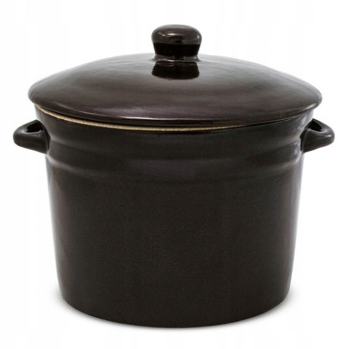 KAMIONKA NACZYNIE GARNEK Z POKRYWĄ DO KISZENIA 1,5