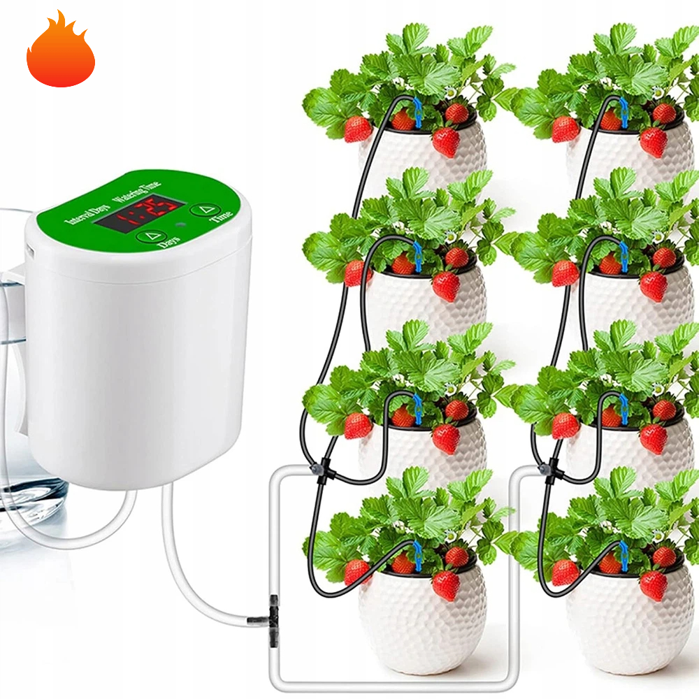 Automatický Systém Zavlažování Rostlin, Sada Pro Kapkové Zavlažování