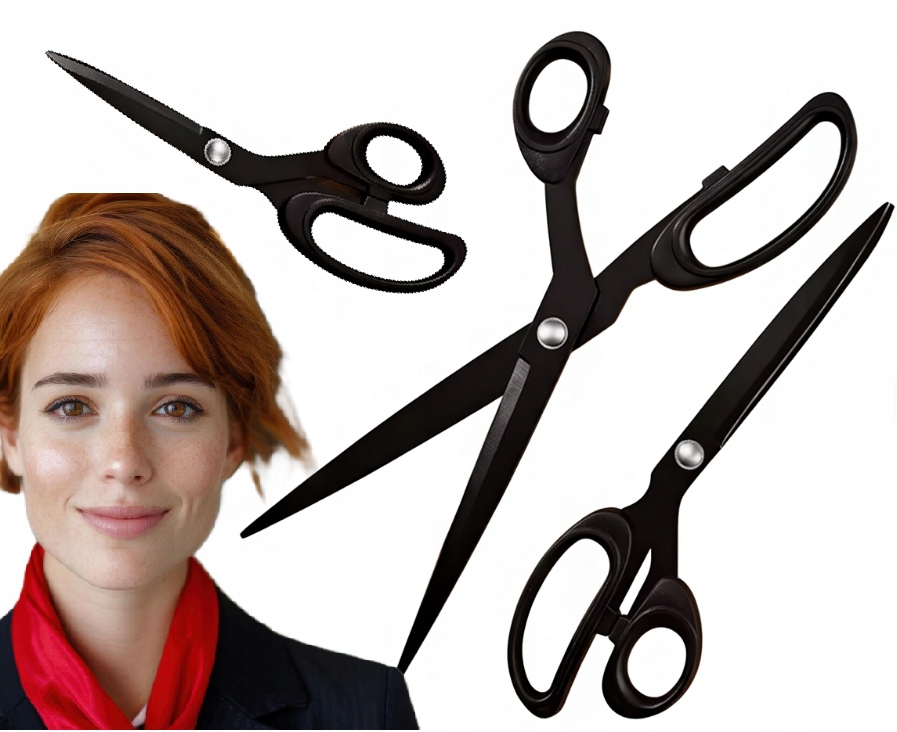 Krejčovské Nůžky Nůžky 25 cm Na Stříhání Kovové, Velké, Ostré, Profesionální