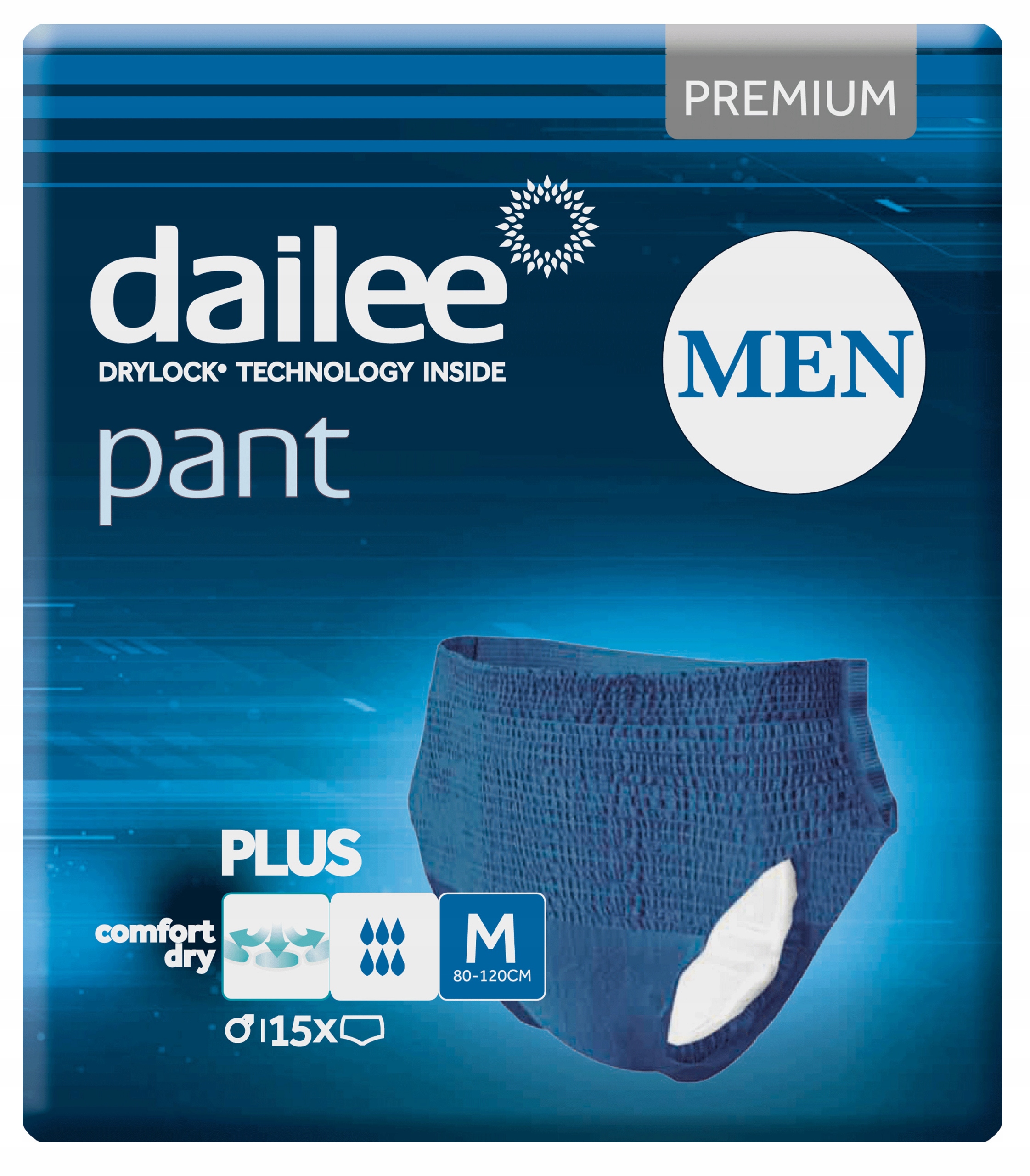 

Bielizna chłonna męska Dailee Pant Plus Men M
