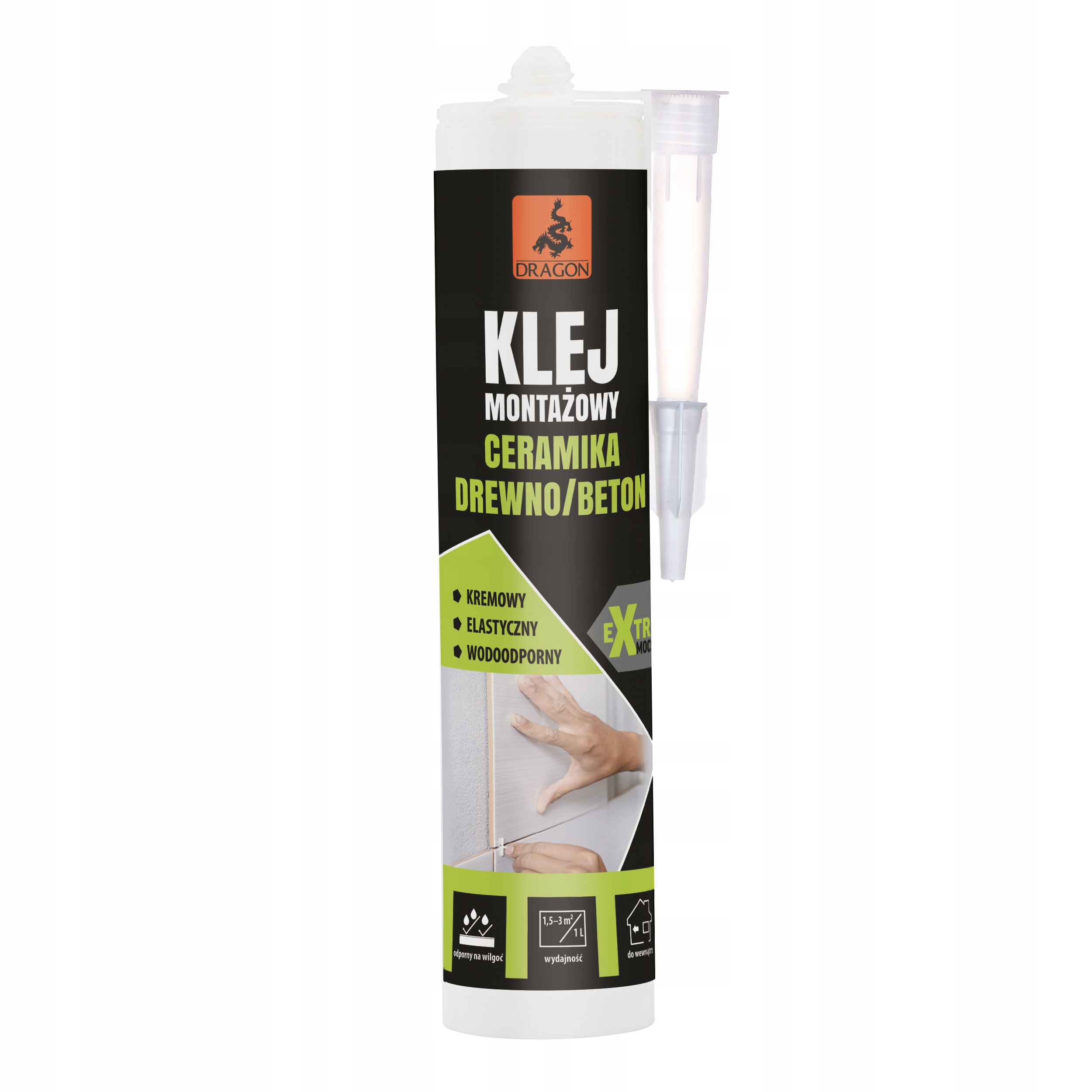 

Klej montażowy Ceramika Drewno Beton 280 ml Dragon