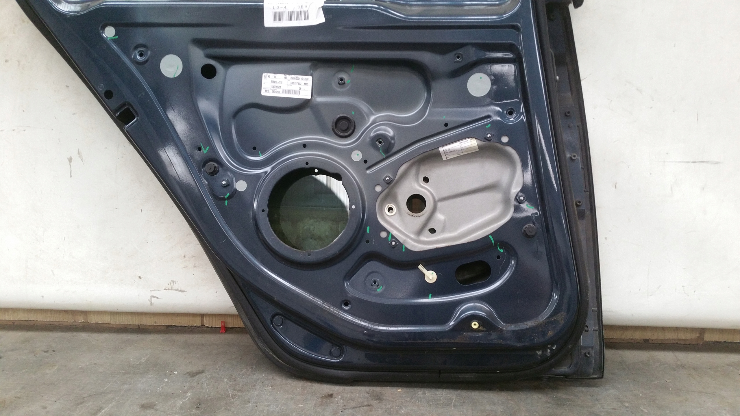 Tür links heck LC5F HB VW Golf 5 V