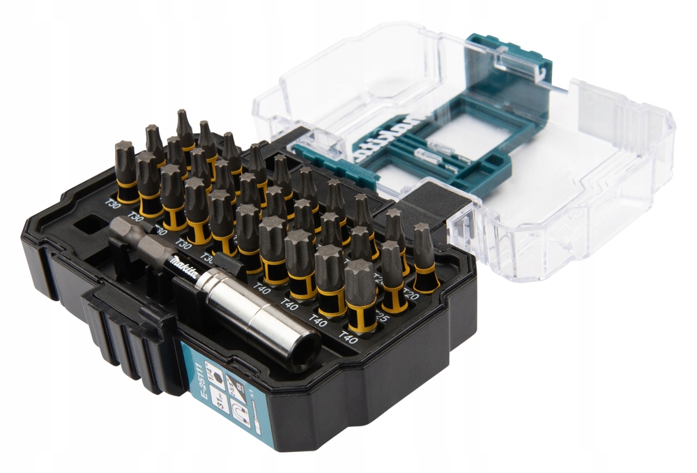Makita E-25111 Sada Bitů Šroubovacích Koncovek Torx 1/4" 25/50 mm 31 ks