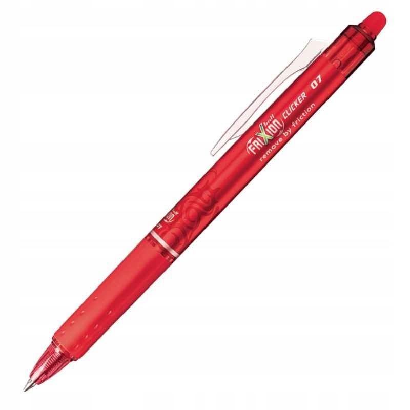 

Pilot Frixion 0,7 wymazywalny czerwony automat