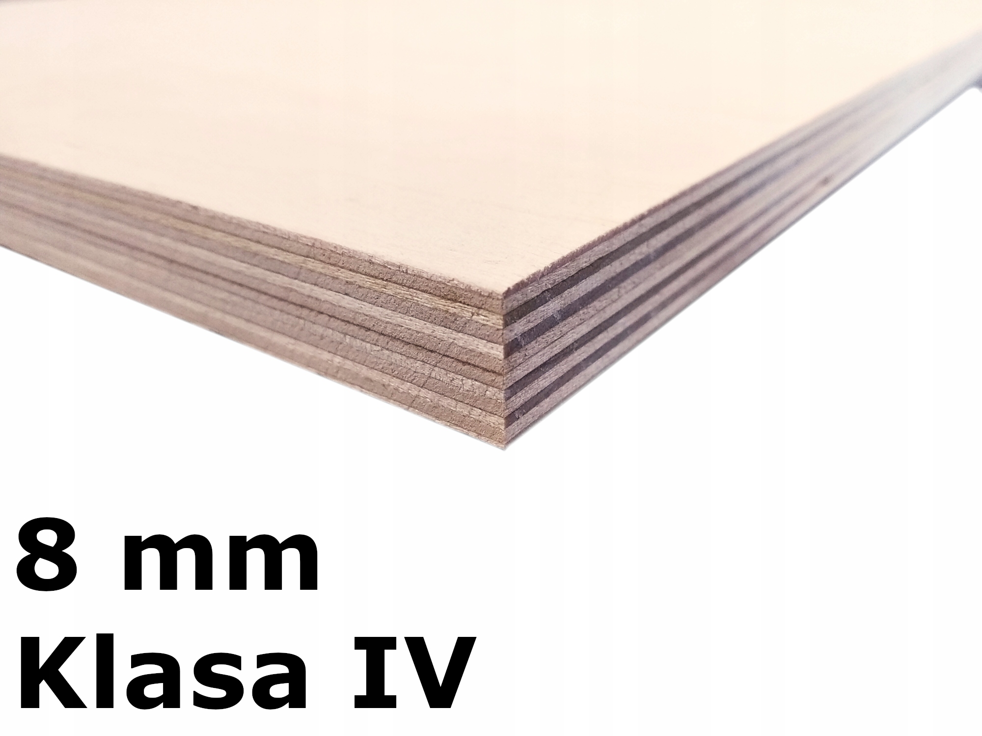 SKLEJKA 8MM FORMATKA DO LASERA CNC - 14x75 CM KL 4