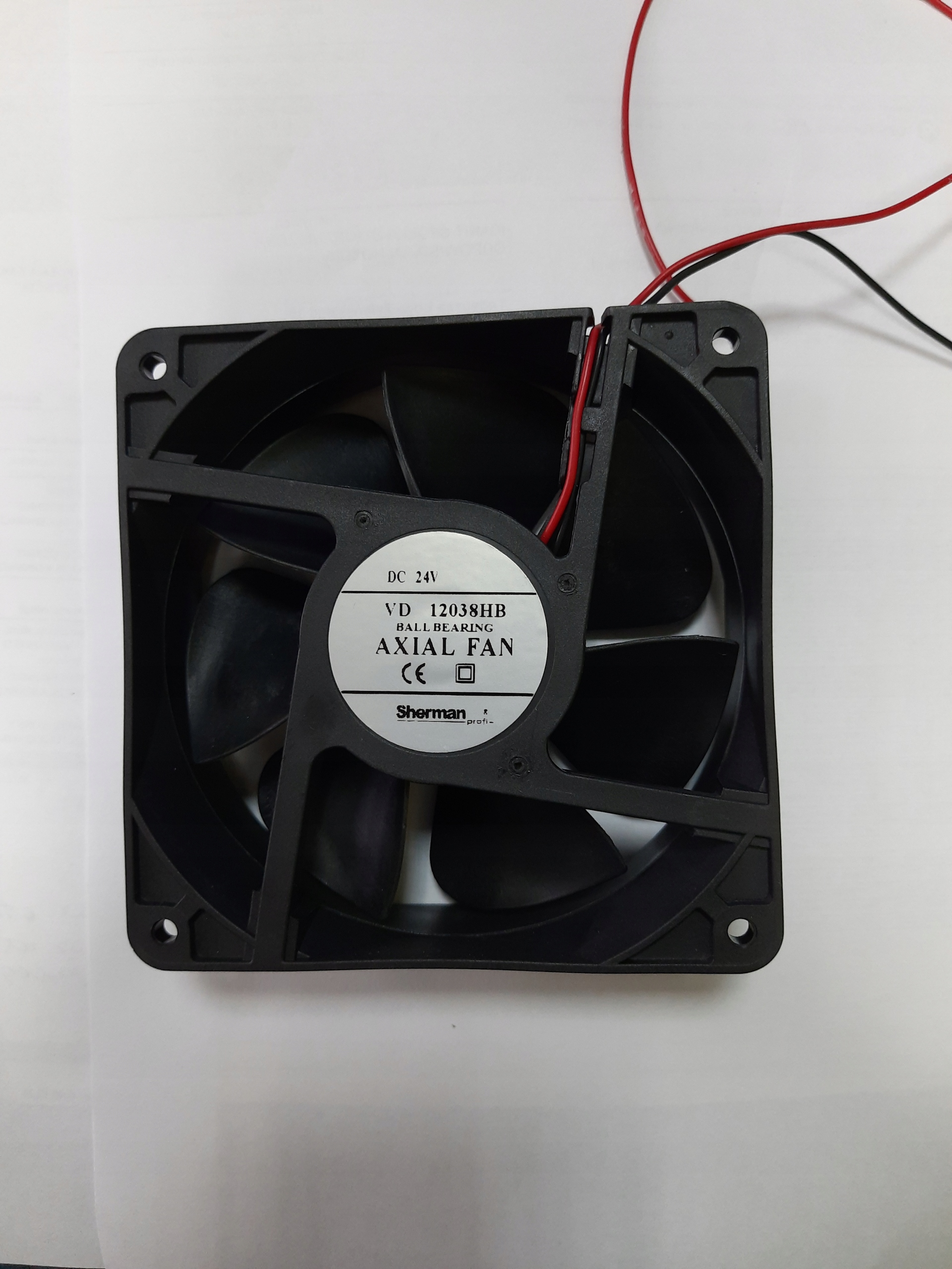 

Wentylator Sherman 12038 VD 12038HB DC24V
