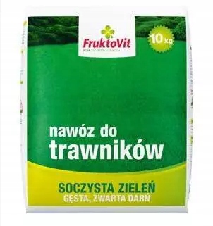 Fruktovit 10kg Hnojivo pro trávníky trávy Dusíkaté Vícesložkové Výkonné