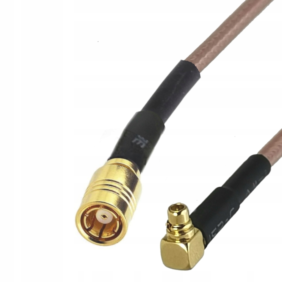 Pigtail MMCX wtyk Smb gniazdo RG316 20cm