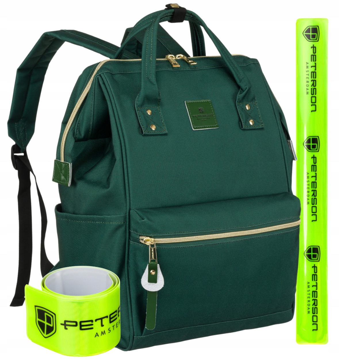 Plecak damski bagaż podręczny do samolotu torba na laptop port usb Peterson