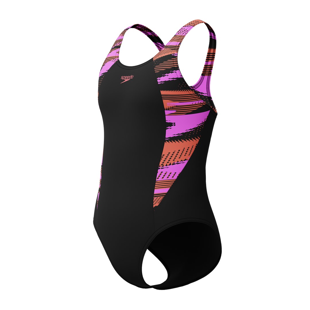 Strój kąpielowy dziewczęcy Speedo Hyperboom Splice Muscleback 5-6