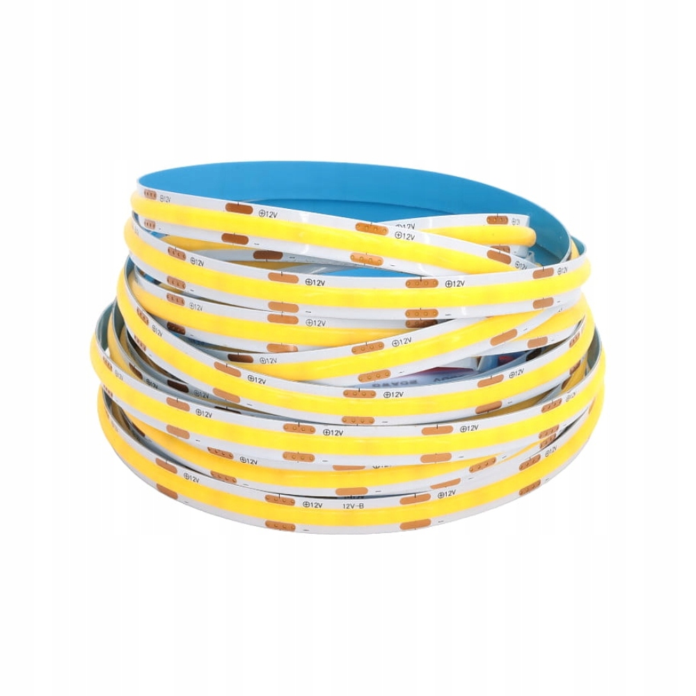 Taśma Led Cob 320D/m Biała Ciepła 12V 50m Cała Rolka