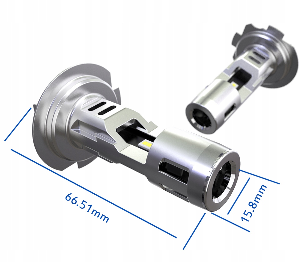 ZAROWKI LED i7 H7 CSP LIGHT 400 HOMOLOGACJA E11 Producer other