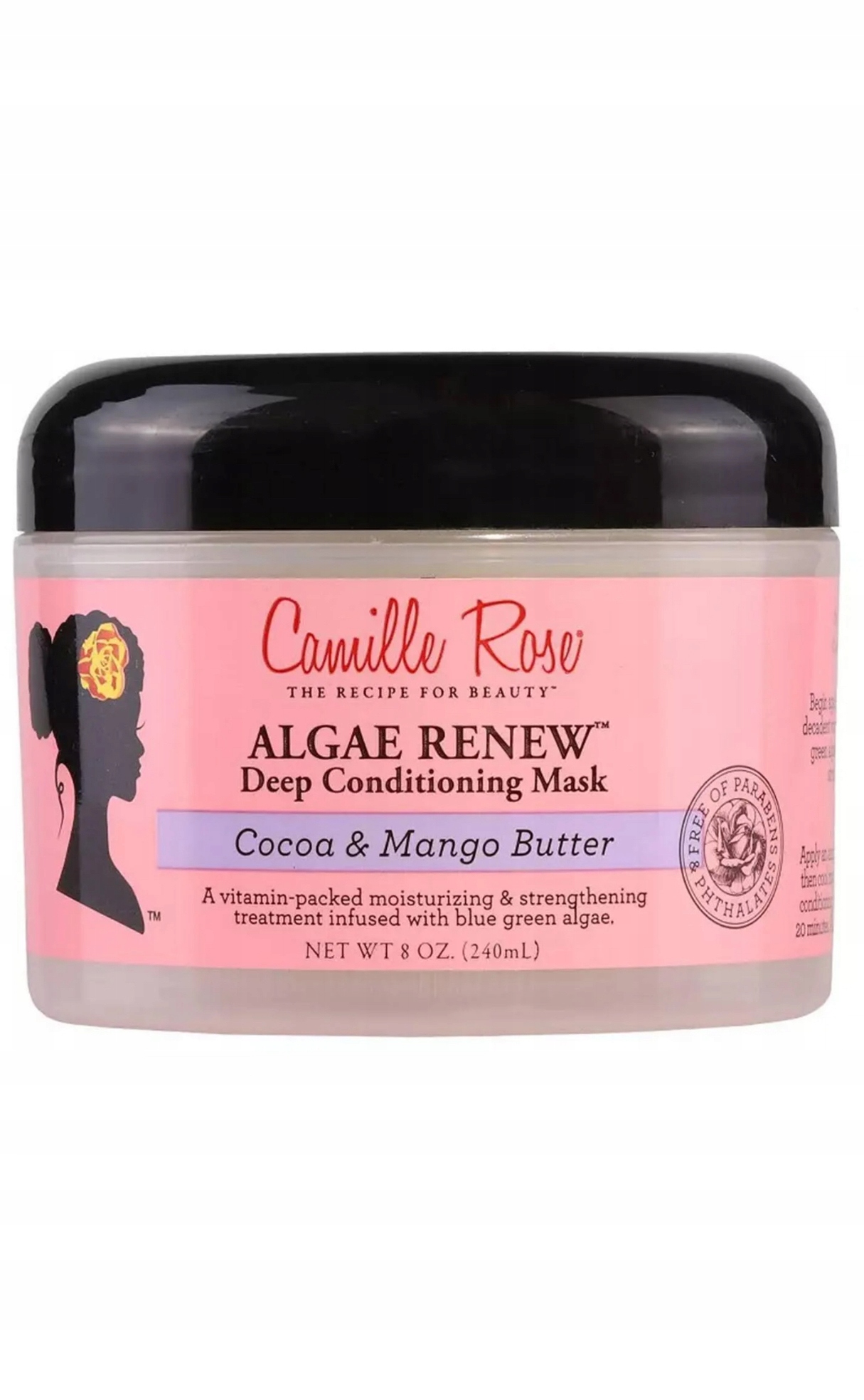 Camille Rose Algae Renew dogłębnie odżywiająca maska do włosów 240 ml