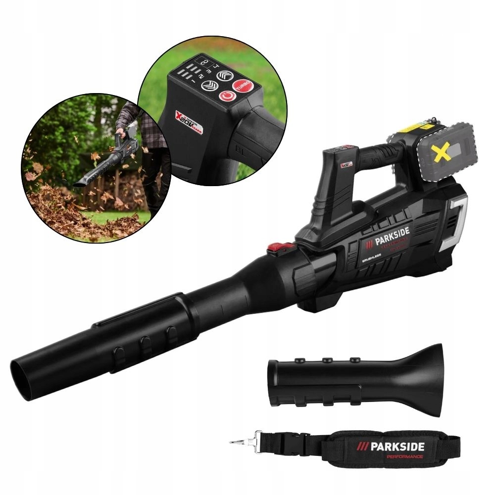 Akumulátorový Fúkač Lístia Parkside Pptlba C3 40V, Ľahký, Záhradný