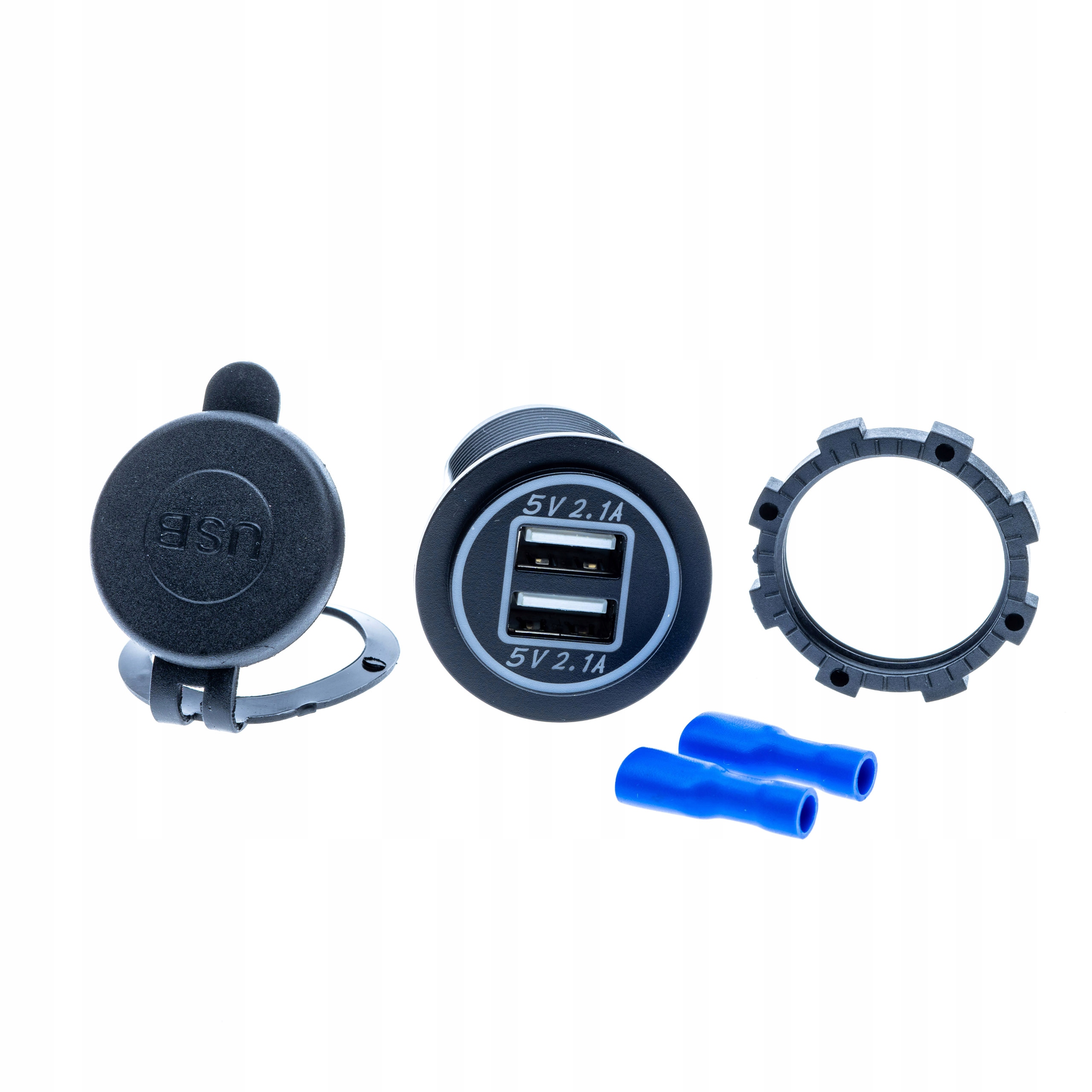 Ładowarka W Gniazdo Zapalniczki 2xUSB 2.1A 12V-24V Einparts