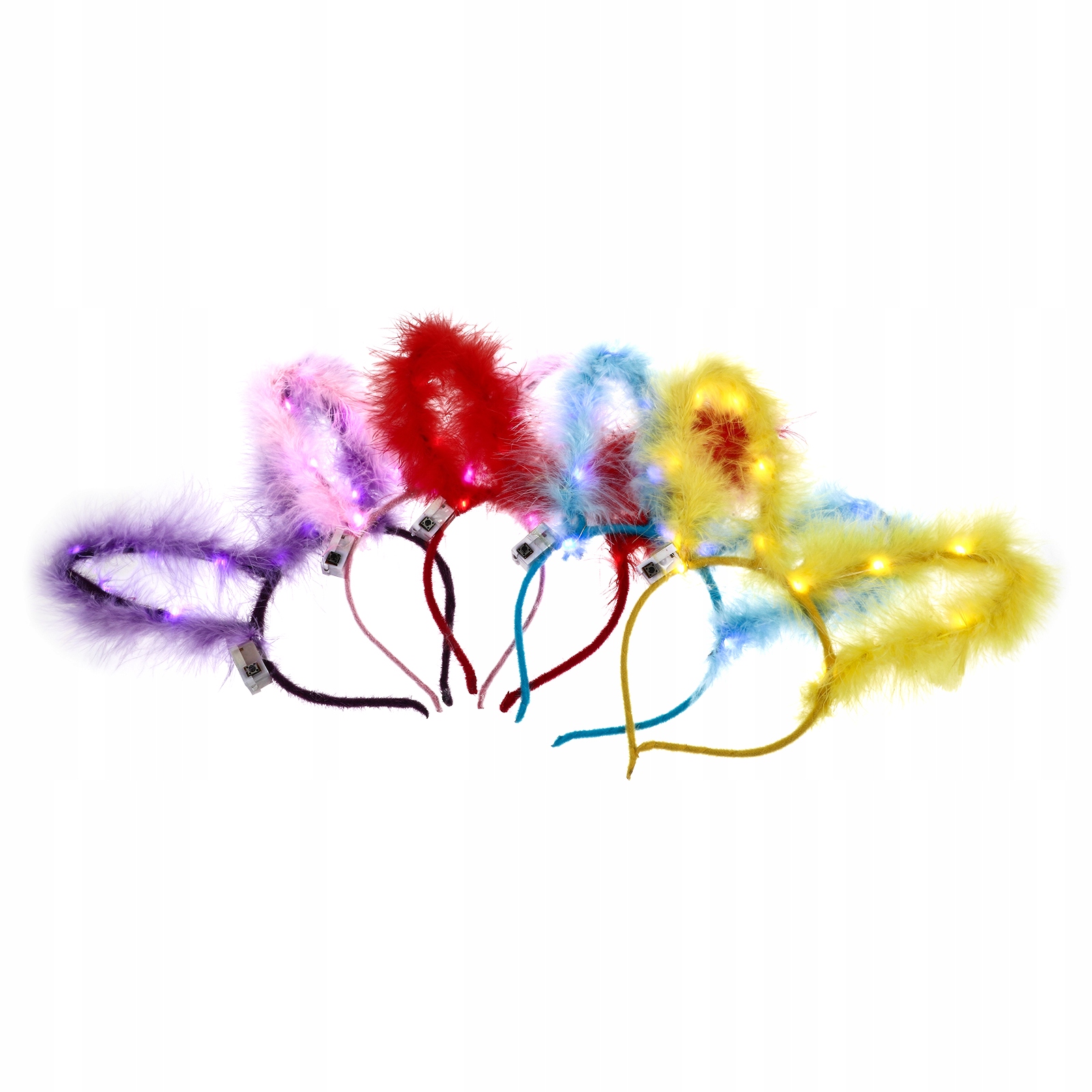 5 SZTUK ŚWIECĄCE OPASKI GŁOWĘ Marka bez marki