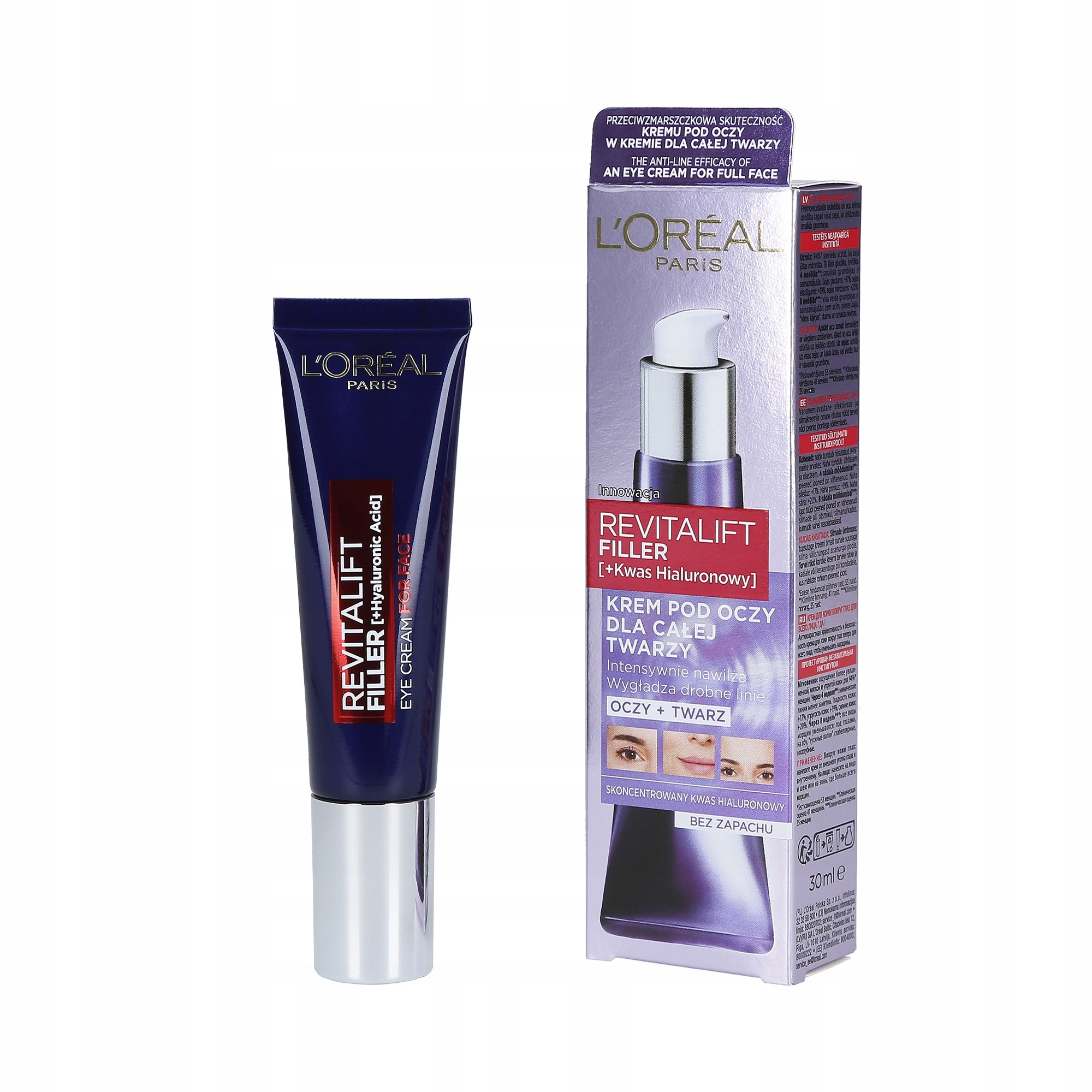 L'Oreal Revitalift Filler Oční Krém 30 ml