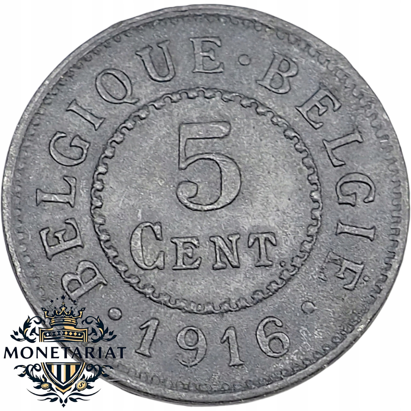 5 CENTYMÓW 1916 BELGIA