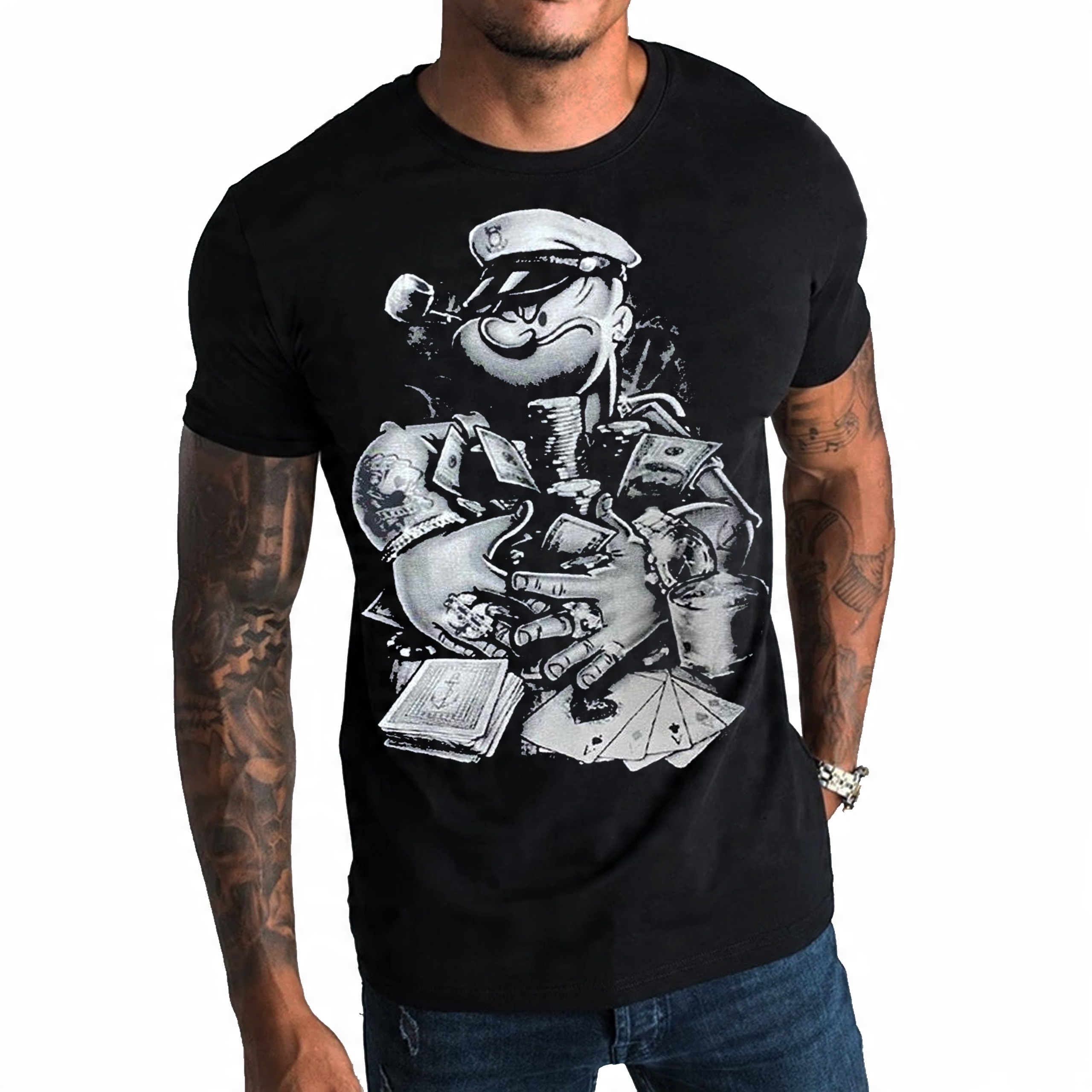 

Koszulka męska Marynarz Papaj Popeye Szpinak 5XL