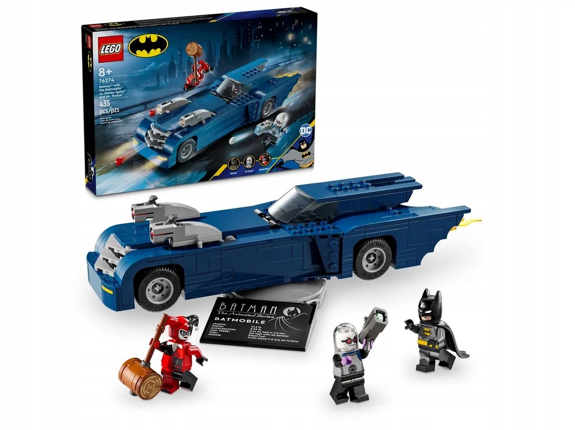 Lego 76274 Batman s batmobilem versus Harley Quinn a Mr. Freeze