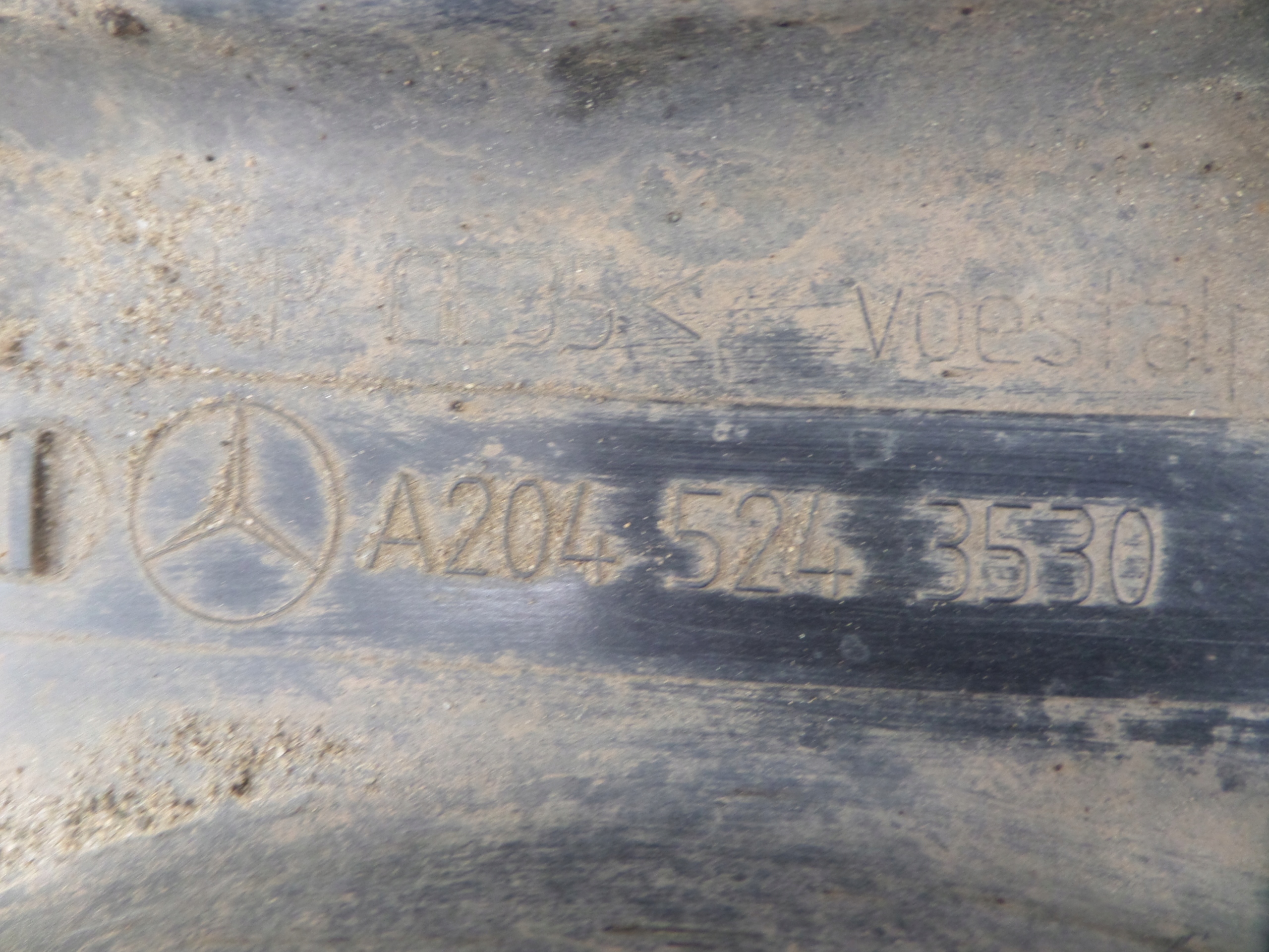 MERCEDES W204 cover gearboxes A2045243530