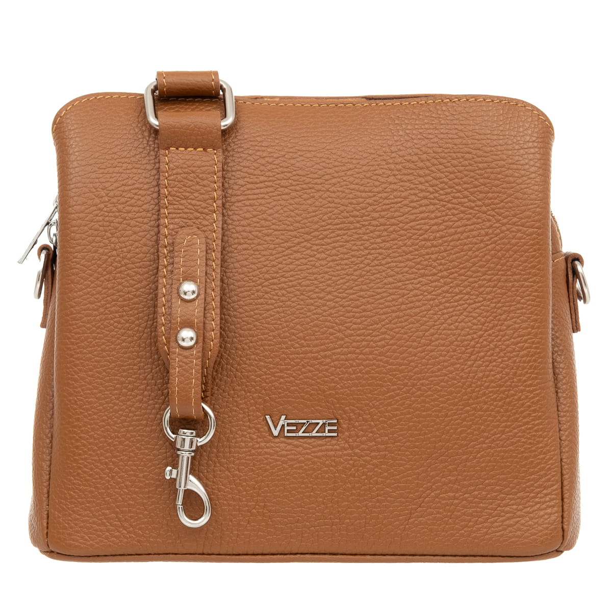 Dámská kožená kabelka Vezze Golia Ruda