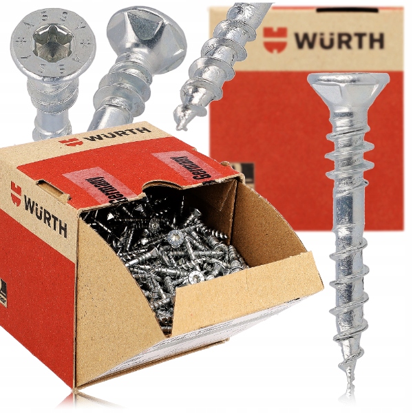 Univerzální vruty do dřeva Assy 4x30 mm 3 kg 500 ks Wurth