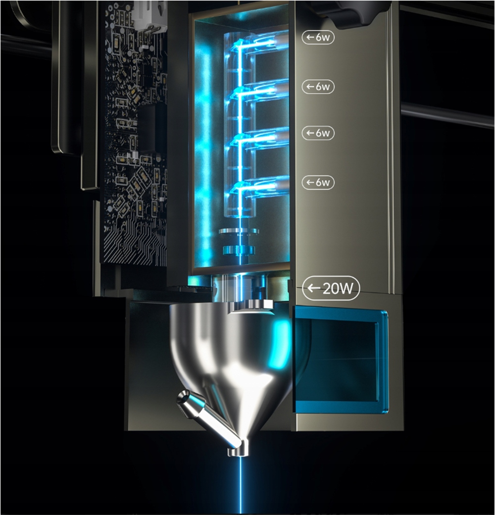 Grawer /wycinarka laserowa ATOMSTACK S20 Pro 130W +F30 Pump +R3 PRO Rolka Stan opakowania oryginalne