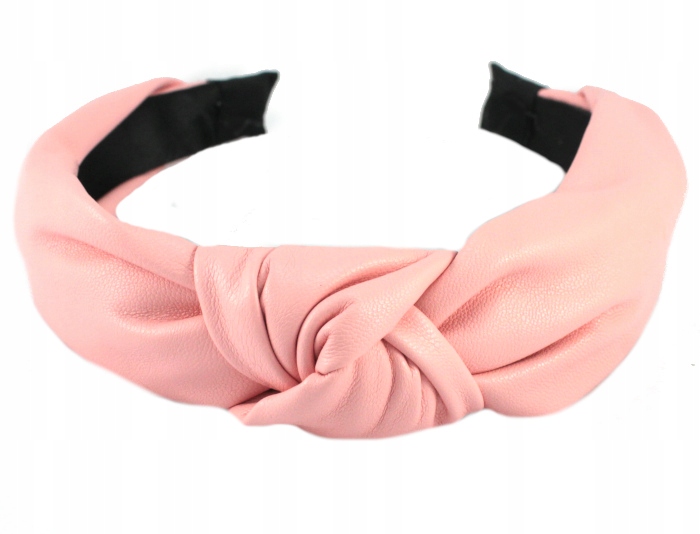 OPASKA DO WŁOSÓW SKÓRZANA WĘZEŁ SUPEŁ JASNY ŁOSOŚ