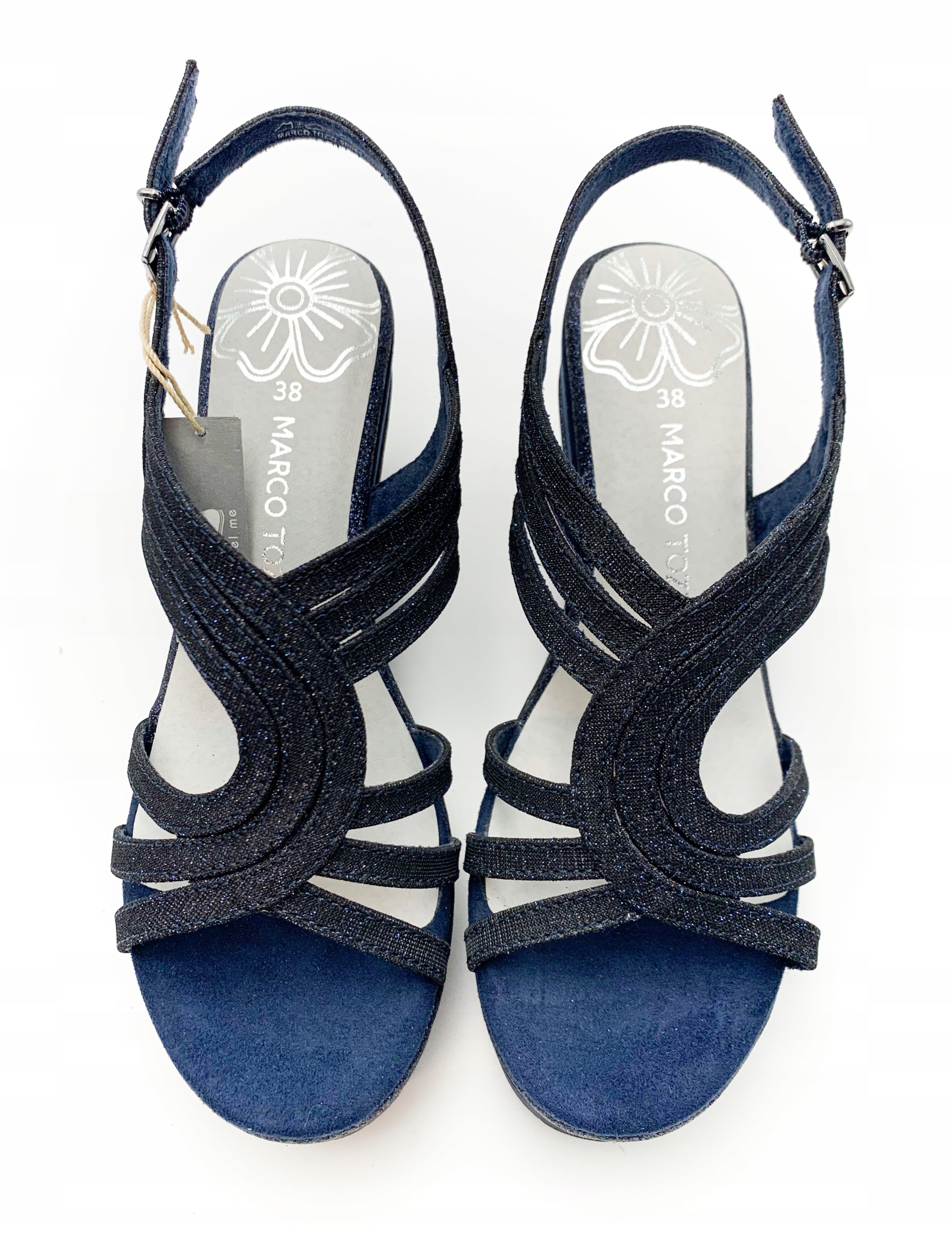 Sandały Buty Damskie Marco Tozzi Roz 38 Model Navy