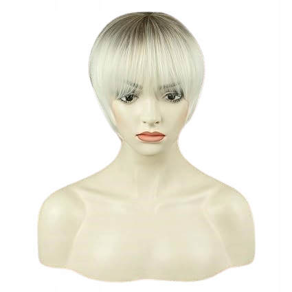 Dámská Paruka Ombre Se Syntetickou Ofinou Na Halloween, Délka 25 CM