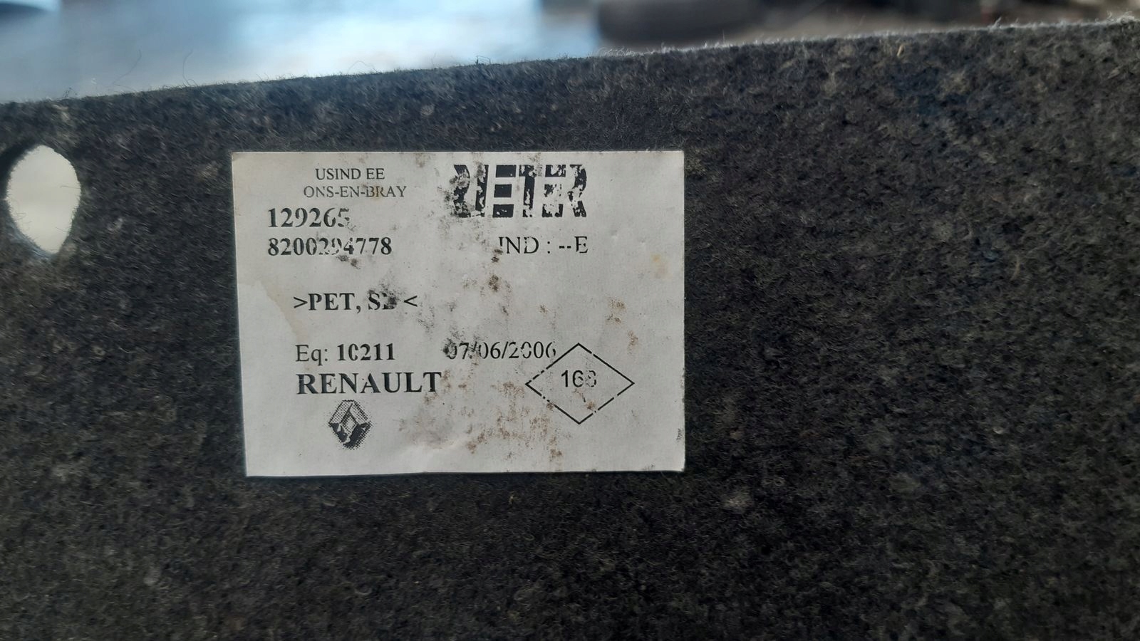 mats floor boot Renault Clio 3 III 3D 1,2 16V