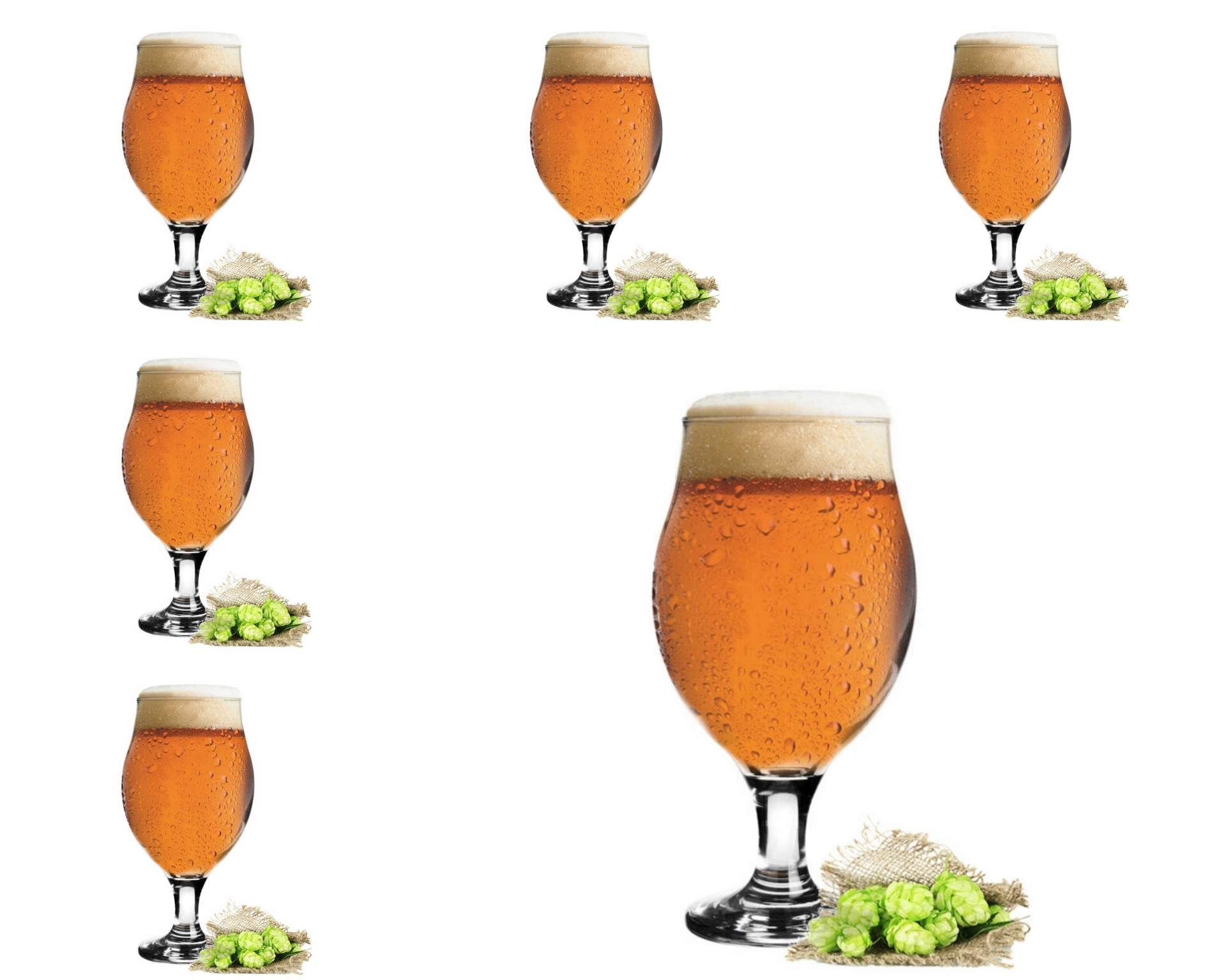 

Kufle Pokale Pokal Zestaw Szklanek Szklanki 6 Szt