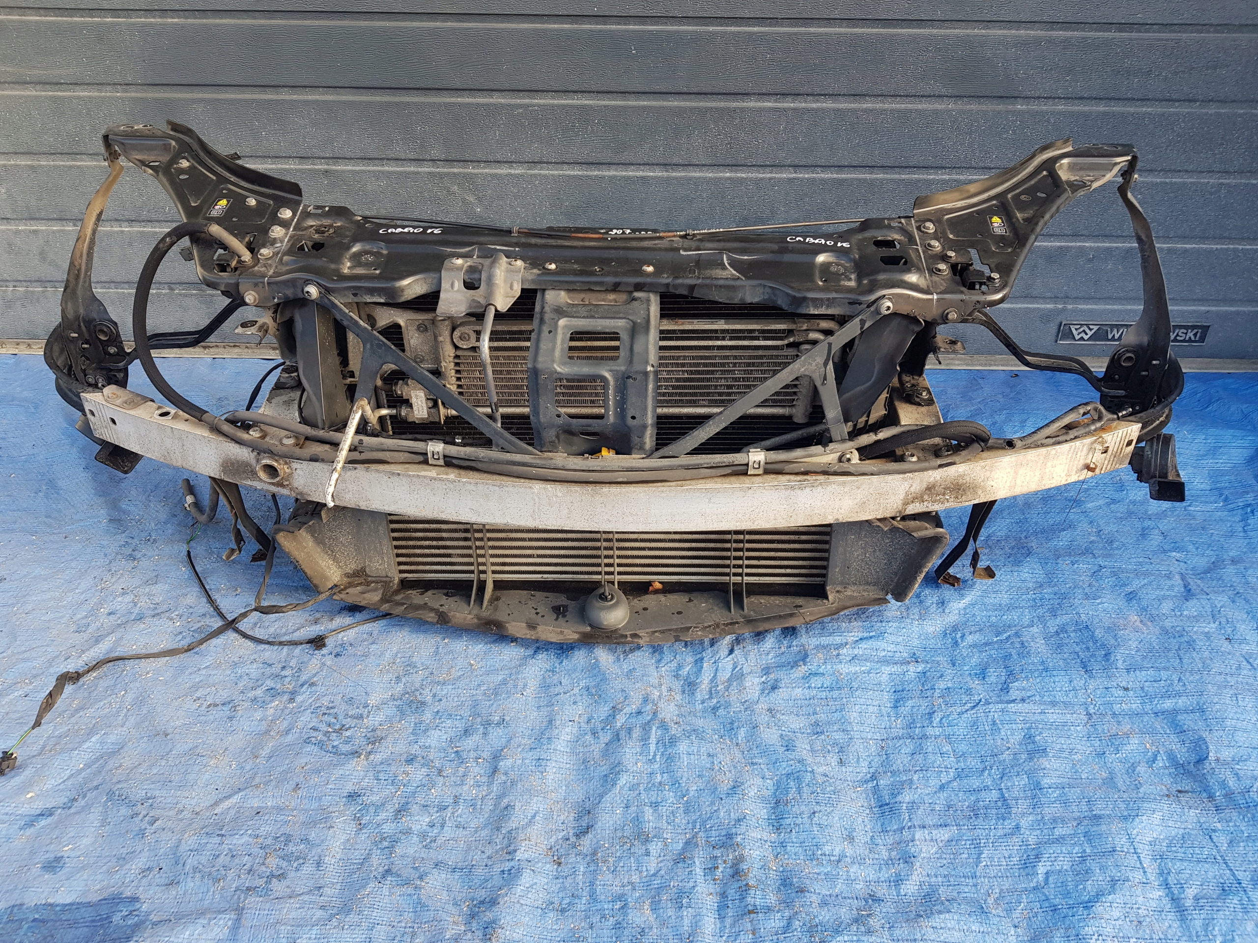 support panel for radiators radiator MERCEDES W207 3.0 CDI A207 CABRIO AUTOMAT