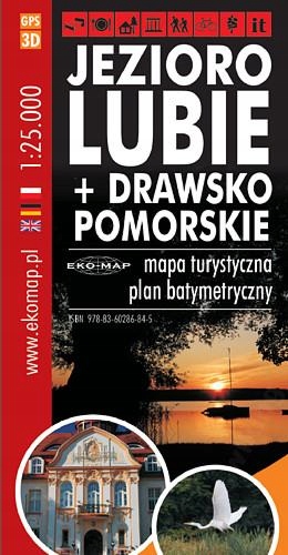 

Mapa Turyst. Jezioro Lubie Drawsko Pomorskie 1200