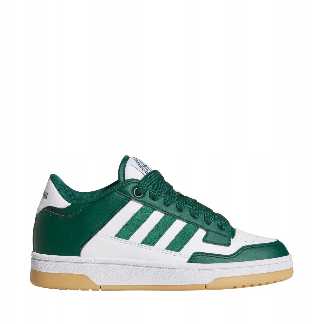 Buty dla dzieci adidas Rapid Court Low zielono-białe JR1019 38