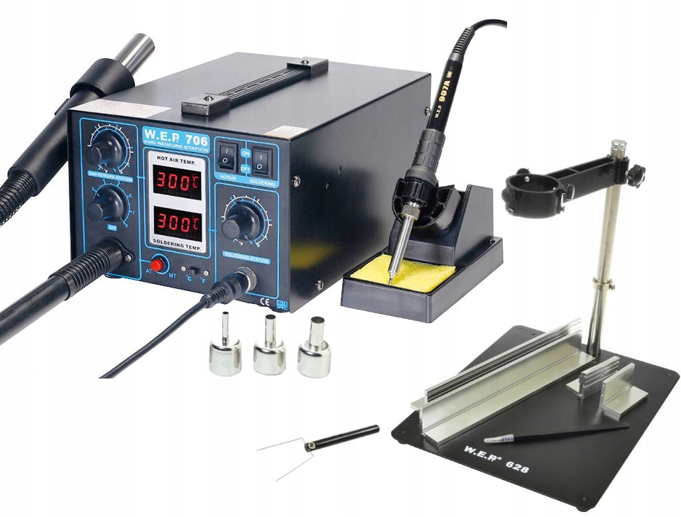 

Stacja Lutownicza Wep 706 +Platforma Pcb 628-III