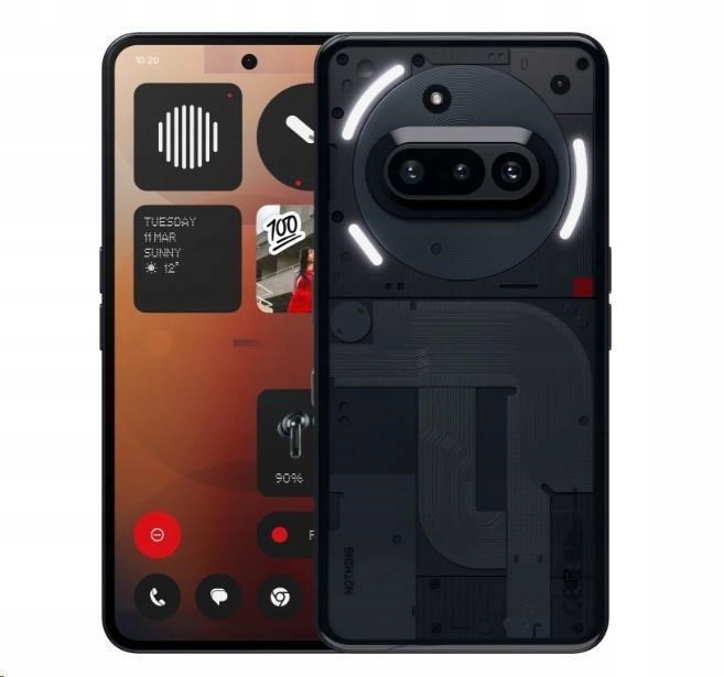 Nothing Phone (3a) 12/ 256GB, black, Eu A10400145/EU