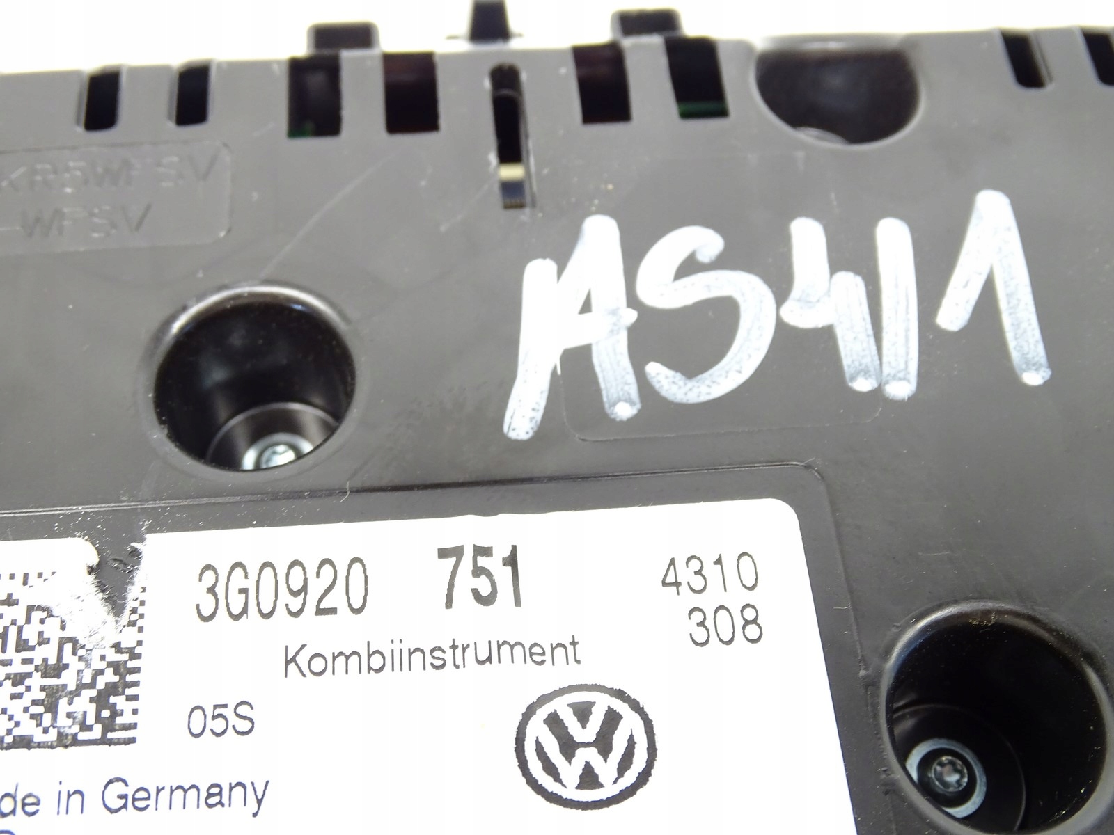 dials clock VW PASSAT B8 3G0920751 EUROPA