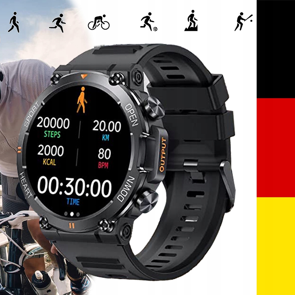 INTELIGENTNY ZEGAREK, WATCH DLA KOBIET I MĘŻCZYZN, Z FUNKCJĄ DZWONIENIA Marka bez marki