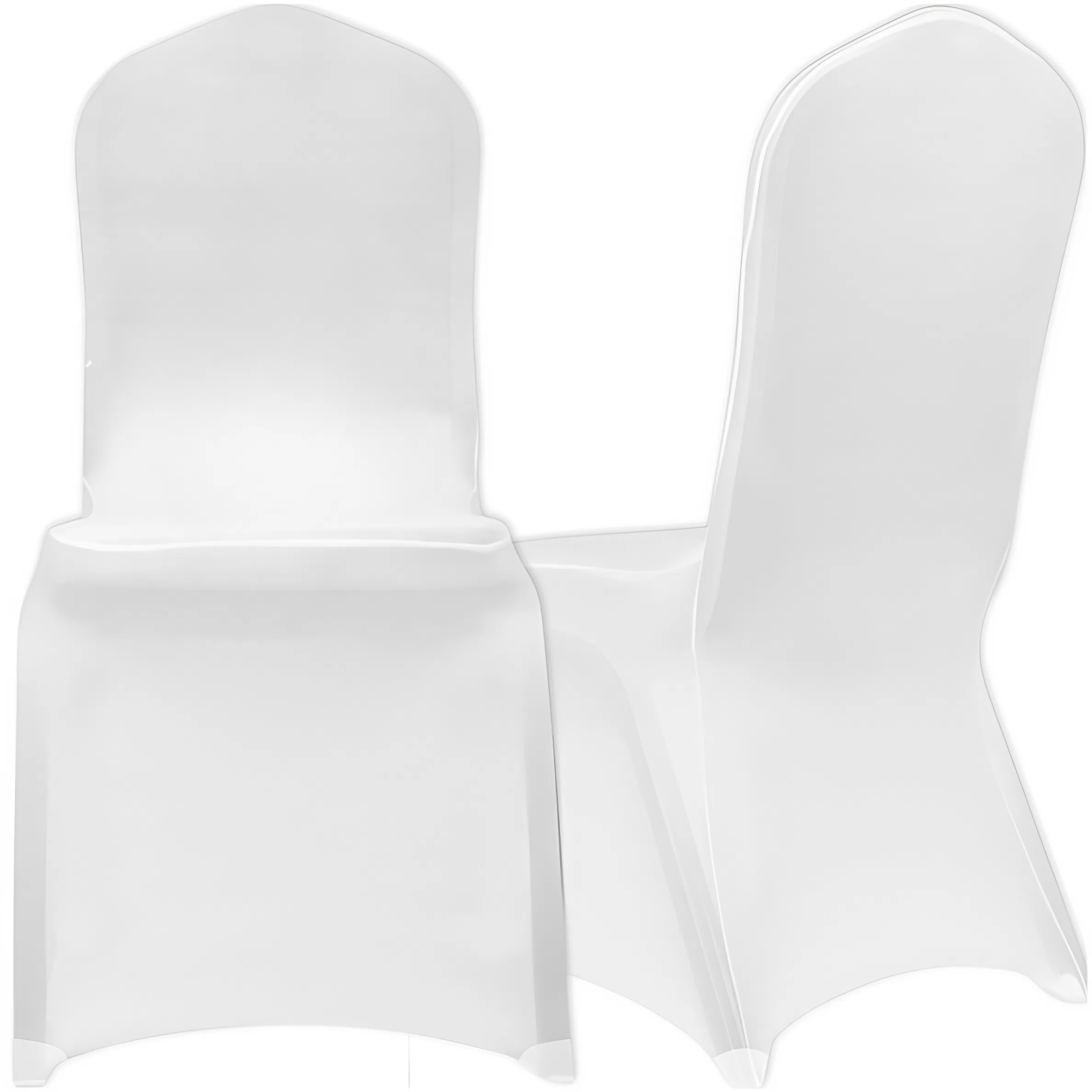 POKROWIEC ELASTYCZNY NA KRZESŁO BANKIETOWE UNIWERSALNY GRUBY BIAŁY PEŁNY Marka bez marki